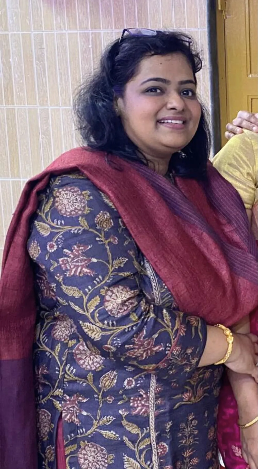 Anushri before starting the plan
